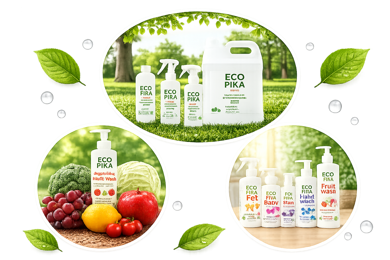ECOPIKA product lineup collage